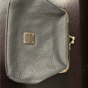 Dooney & Bourke Black and Red Leather Coin Purse